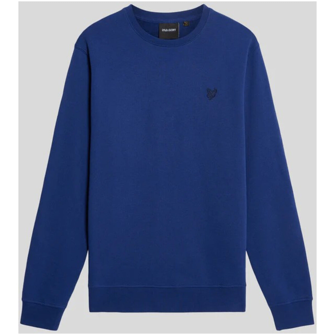 Felpa Uomo Girocollo Blu Lyle & Scott in Cotone
