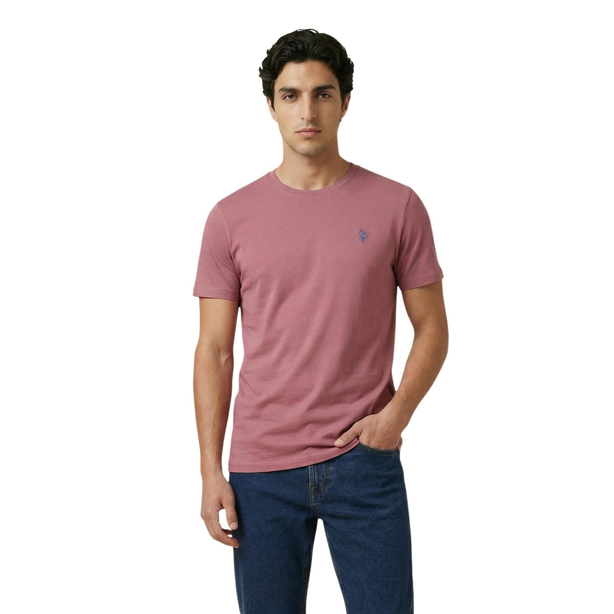 U.s. Polo Assn. T-shirt in Cotone Uomo Nero US43 154015