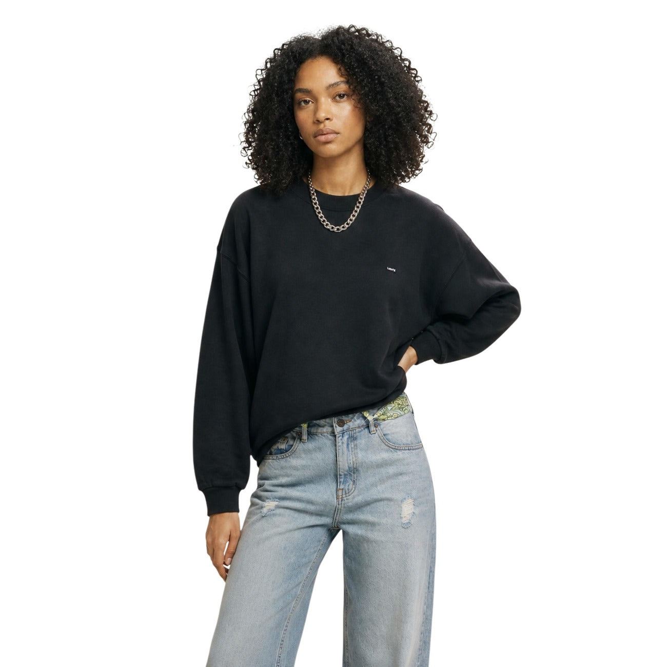 Levi`s Felpa Donna Nero