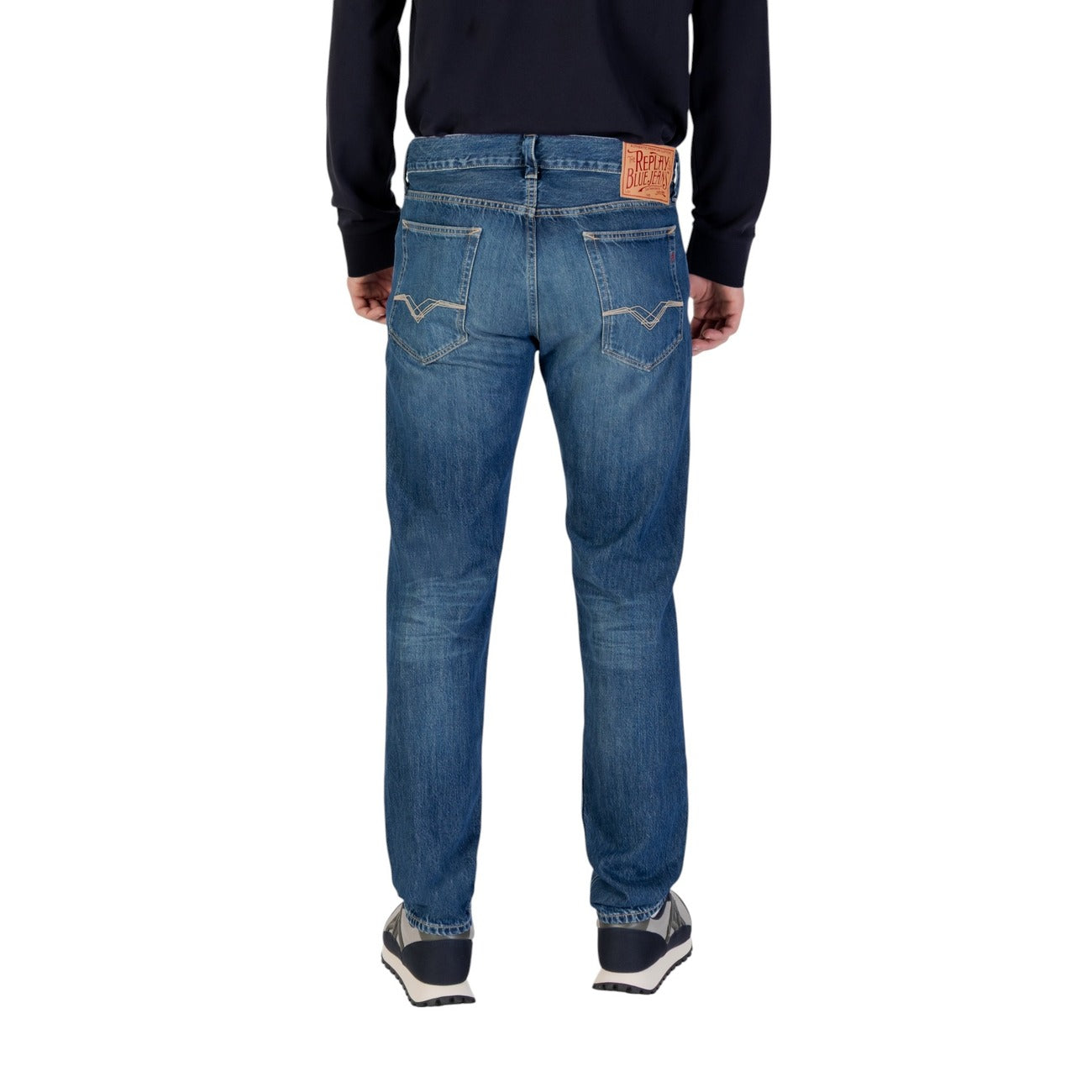 Replay Jeans Uomo Blu Cotone Autunno/Inverno