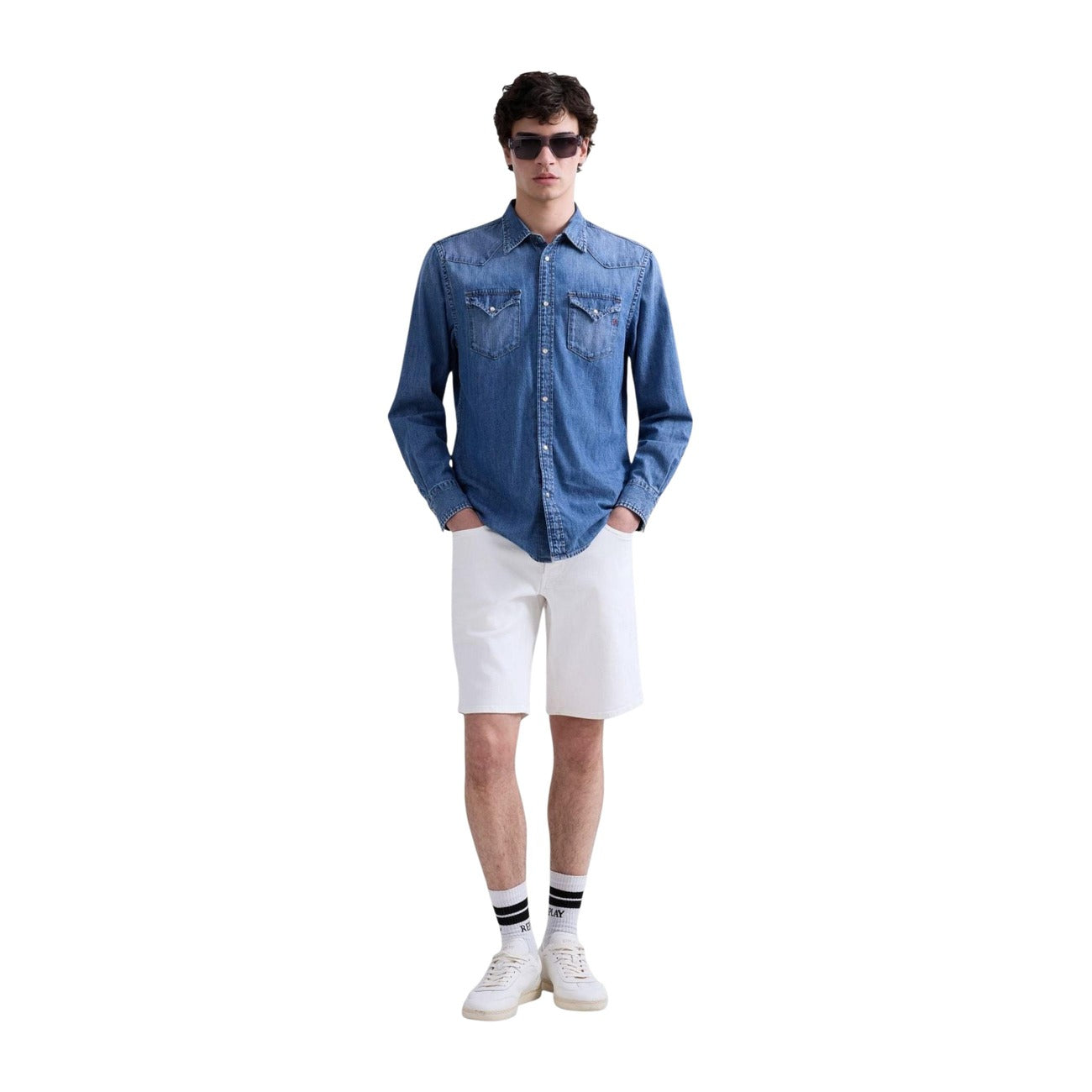 Camicia M4023T.000.26C Azzurro