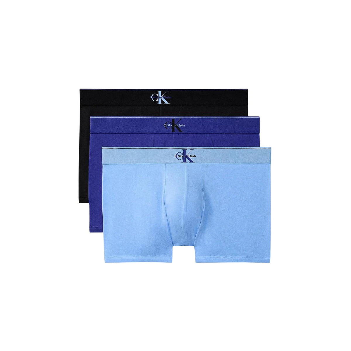 Calvin Klein Underwear Intimo in Cotone Uomo Nero TRUNK 3PK