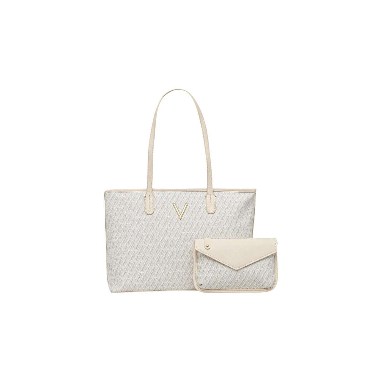 Valentino Bags Borsa in Poliuretano Donna Beige VBS9OX01