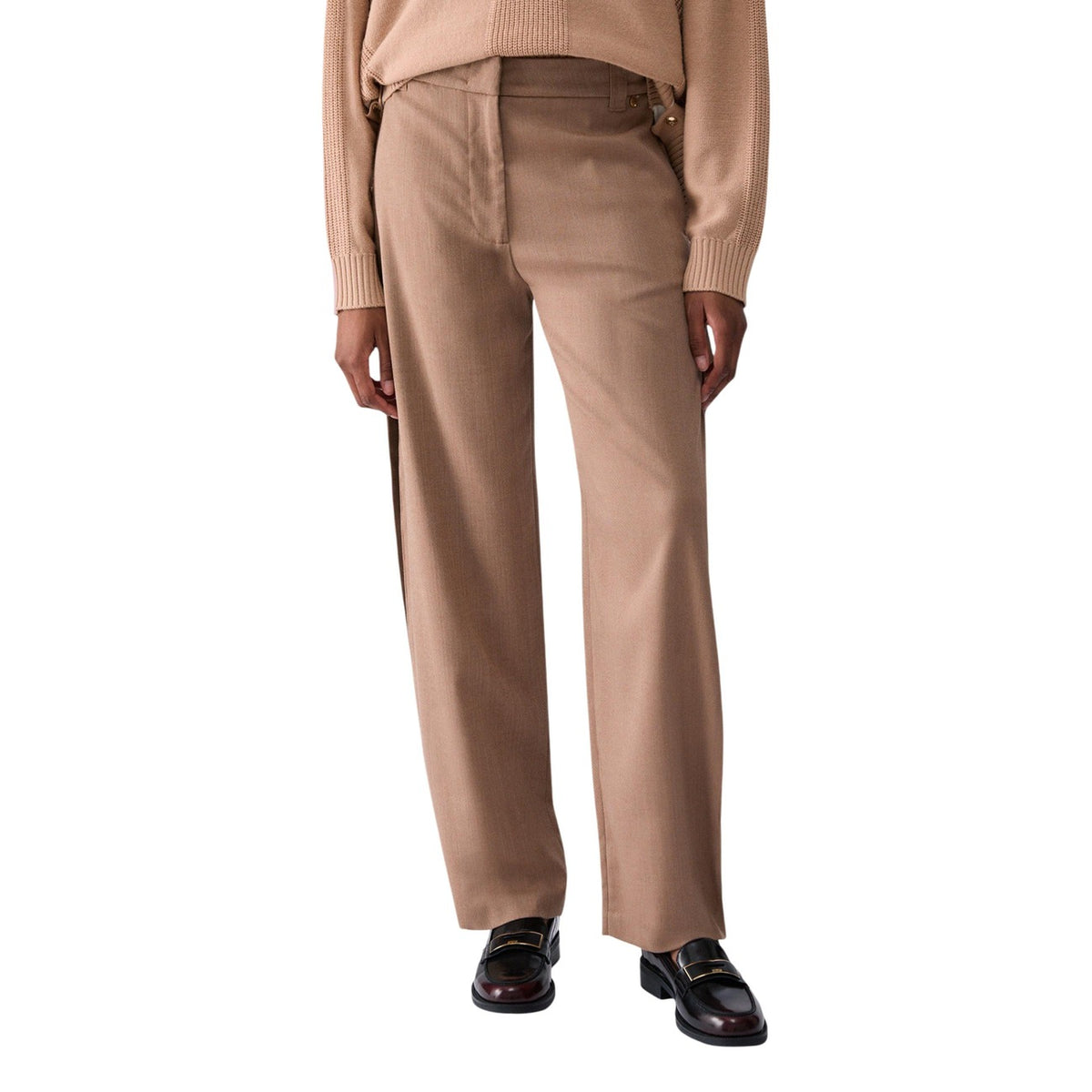 Liu Jo Pantalone in Cotone Donna Beige PANTS