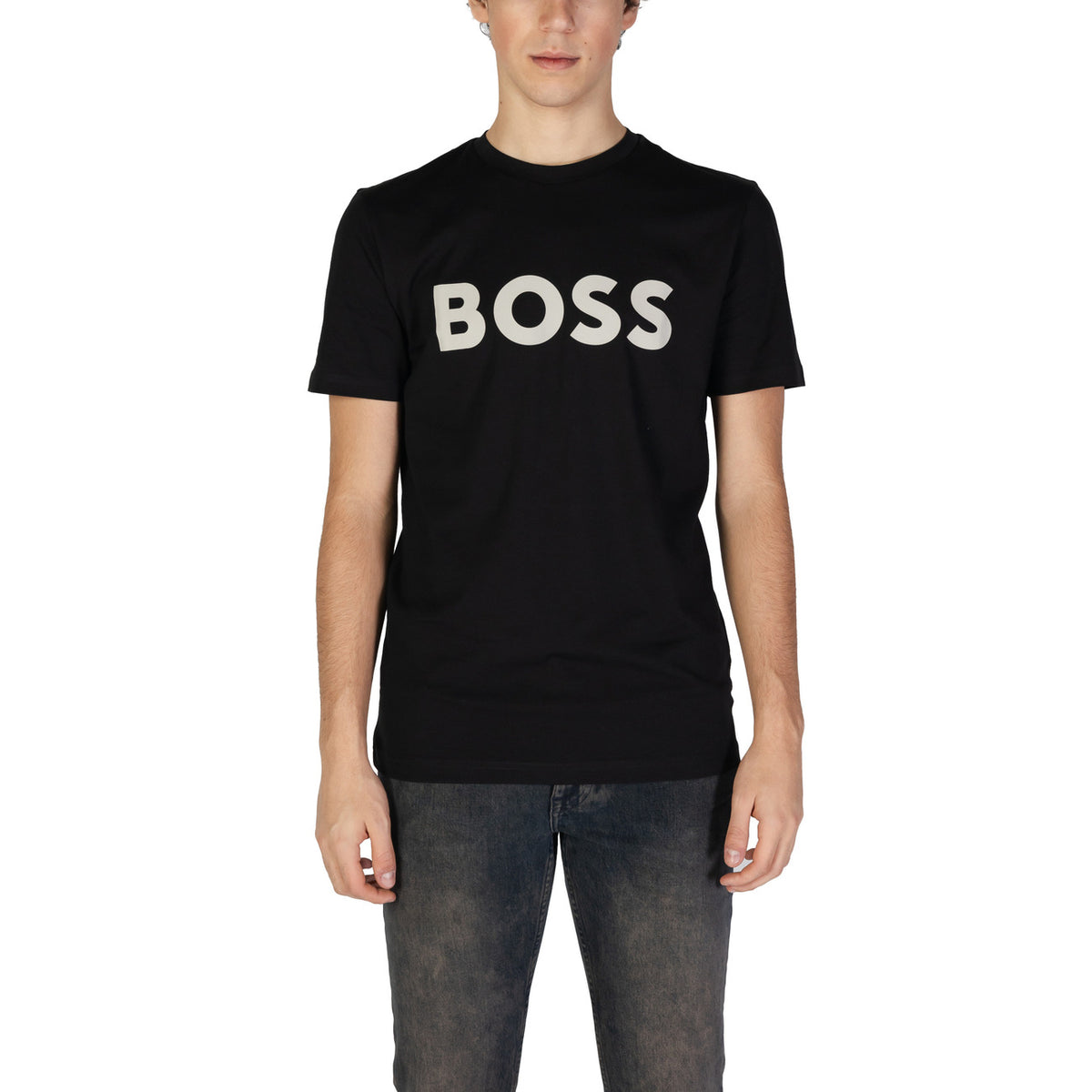 Boss T-shirt in Cotone Uomo Rosa 50481923