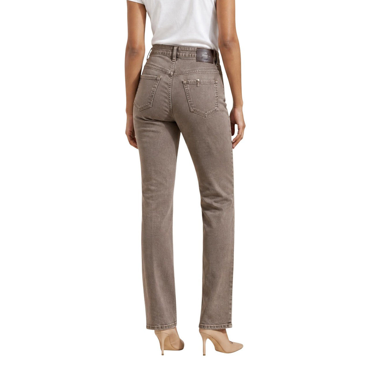 Liu Jo Pantalone in Cotone Donna Beige PANTS