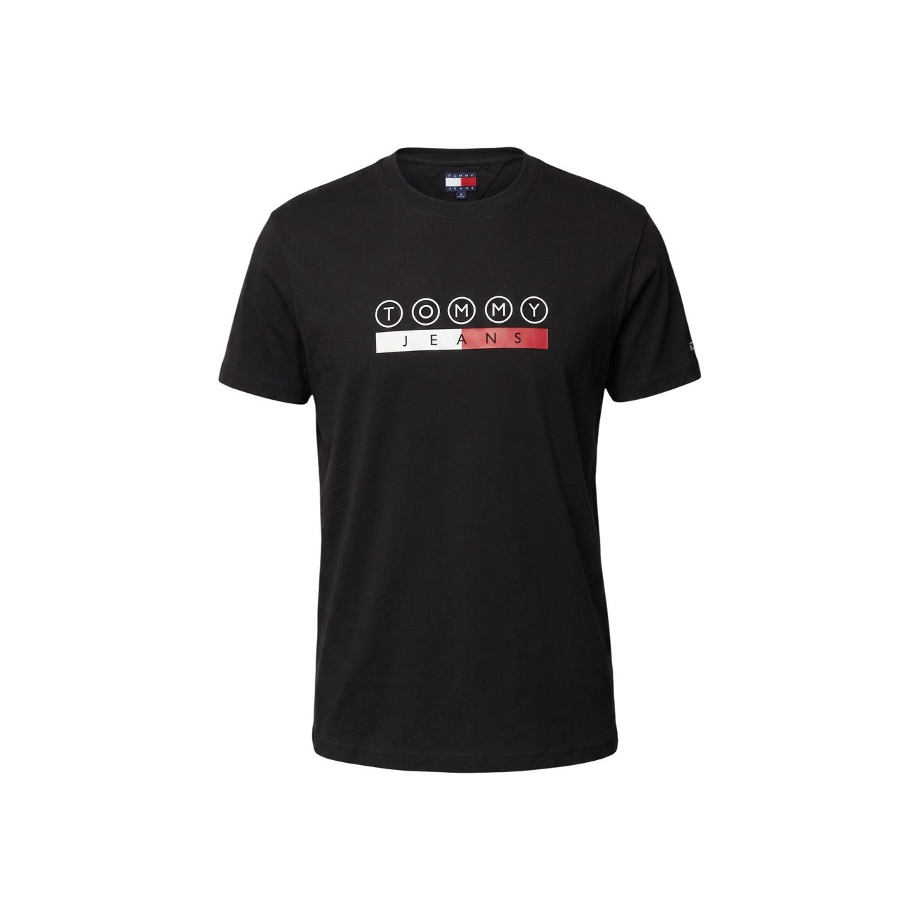 Tommy Hilfiger Jeans T-shirt in Cotone Uomo Nero