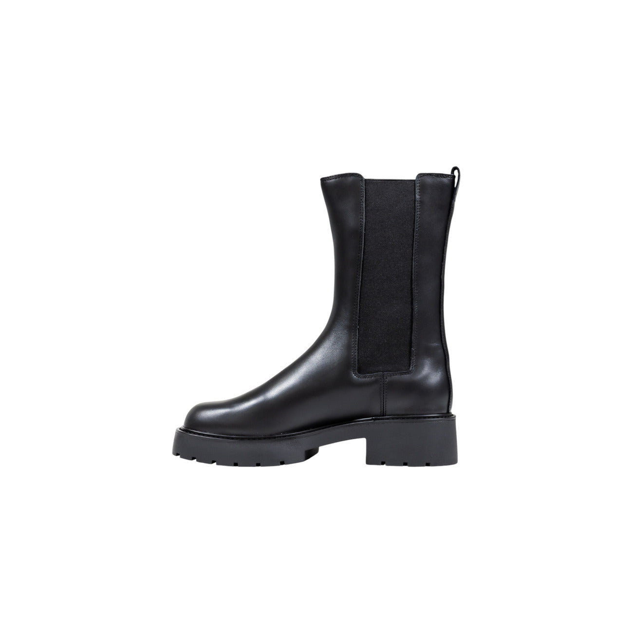 Stivaletti Neri in Pelle Calvin Klein Nero