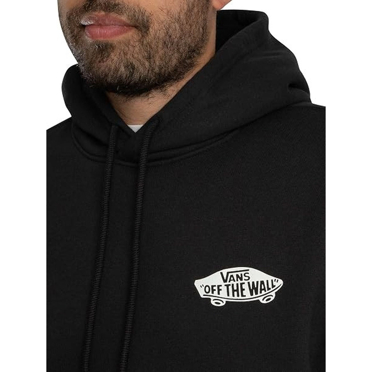 Vans Felpa in Cotone Uomo Nero VN00105KY281