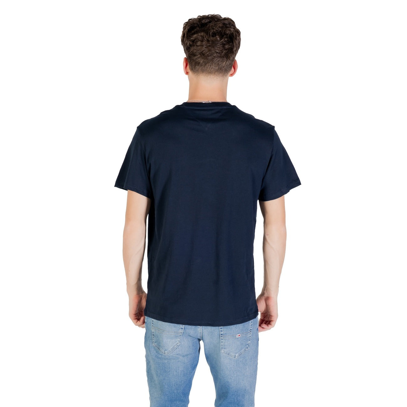 T-shirt Uomo Blu Maniche Corte Tommy Hilfiger Jeans