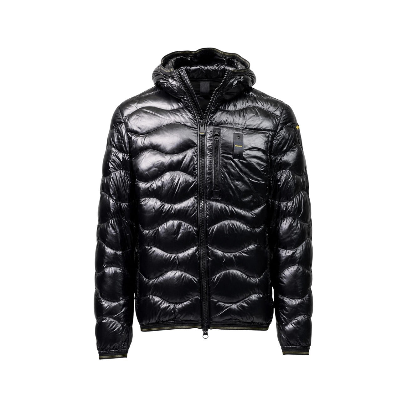 Blauer. Giubbotto in Poliestere Uomo Nero WAVE