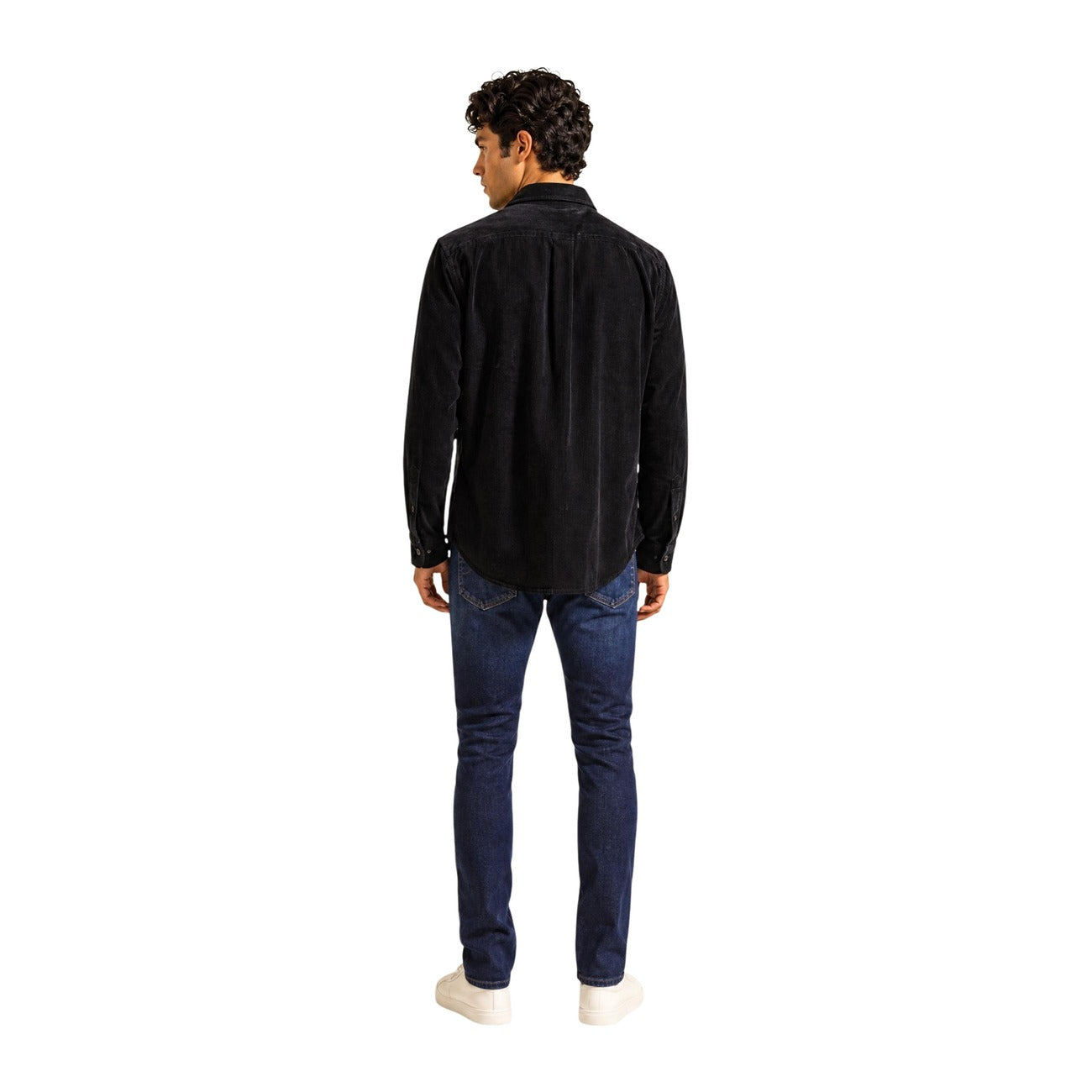Tommy Hilfiger Jeans Camicia in Cotone Uomo Nero