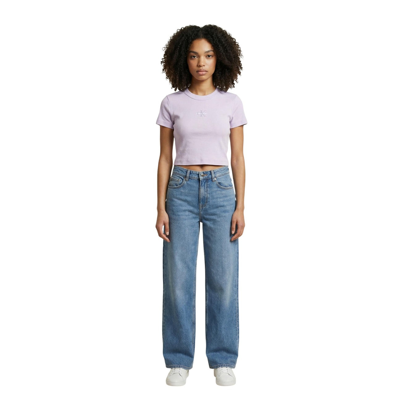 Calvin Klein Jeans T-shirt Lilla Donna