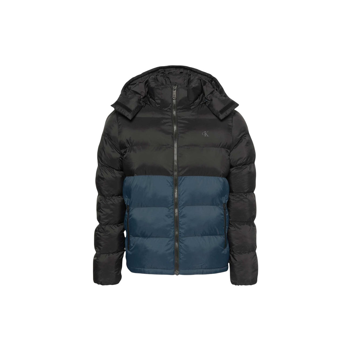 Calvin Klein Jeans Cappuccio Giubbotto Uomo Bianco
