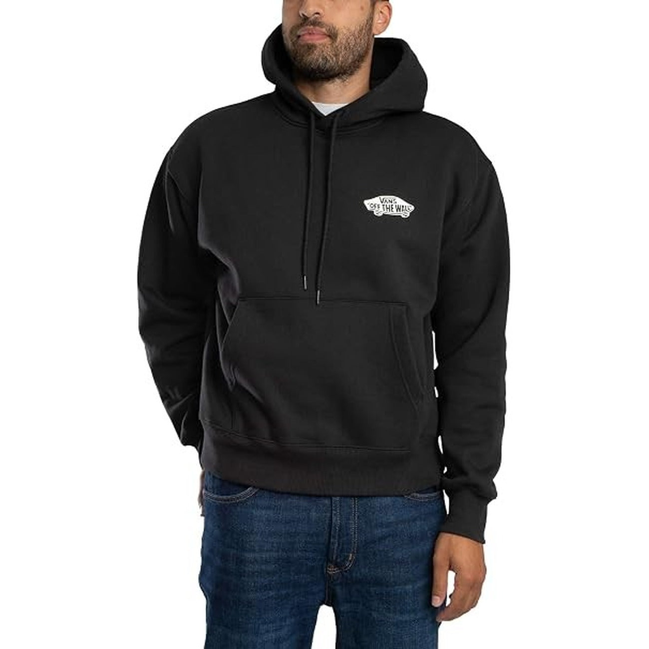 Vans Felpa in Cotone Uomo Nero VN00105KY281