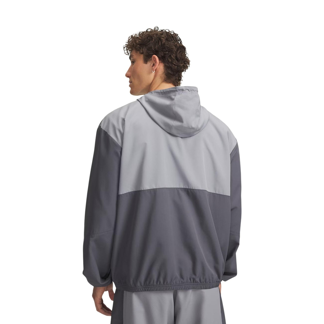 Under Armour Giacca in Poliestere Uomo Grigio UA RIVAL WOVEN CB JACKET