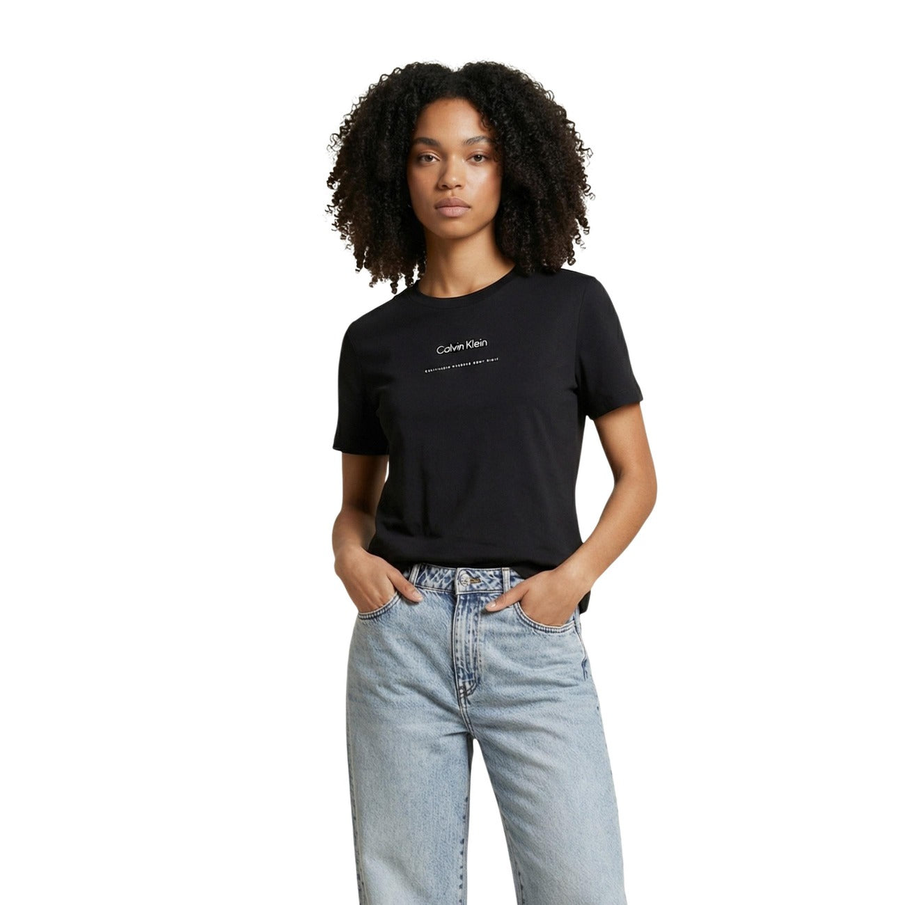 Calvin Klein Jeans T-shirt Donna Bianco