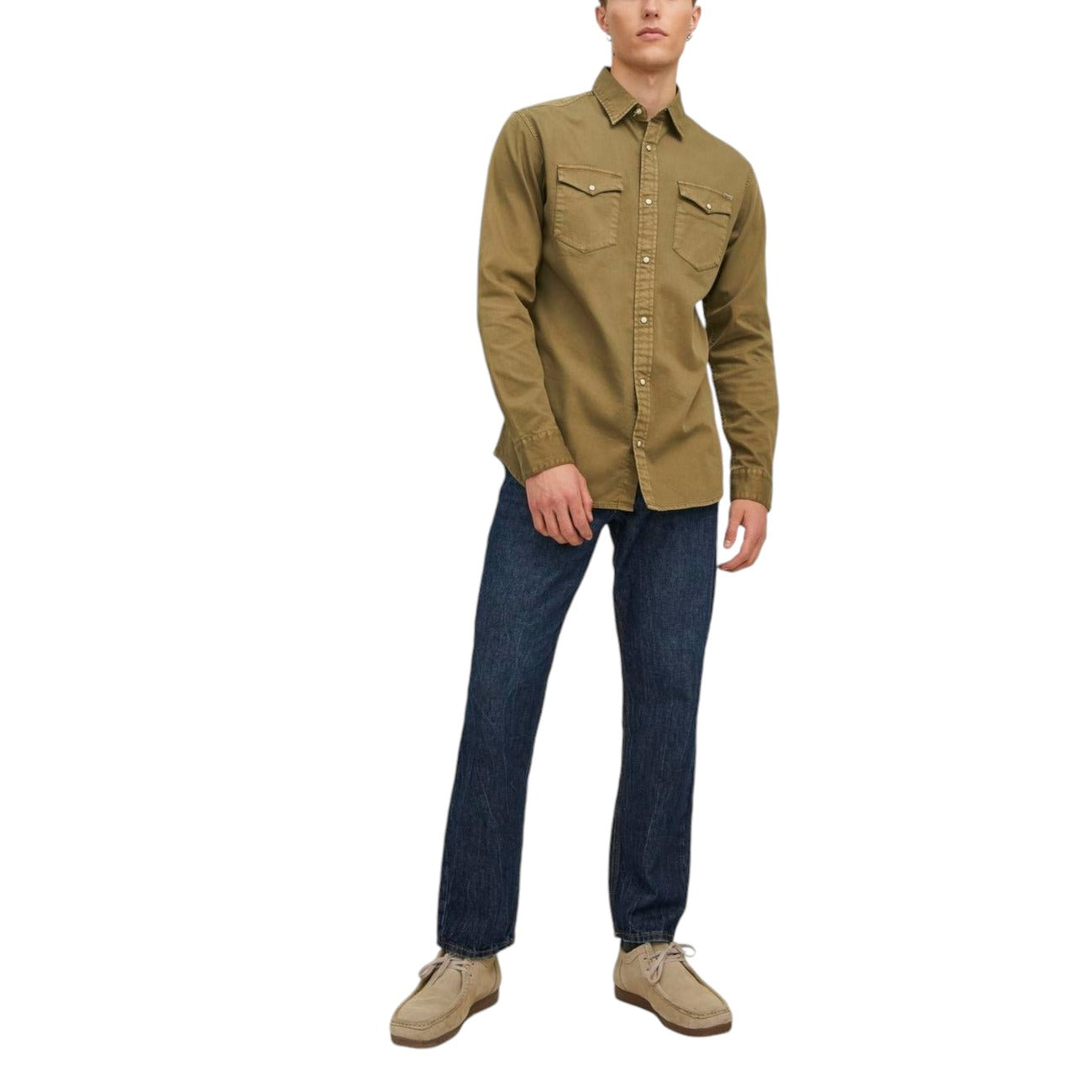 Jack & Jones & Jones Lunga Classica Verde Uomo