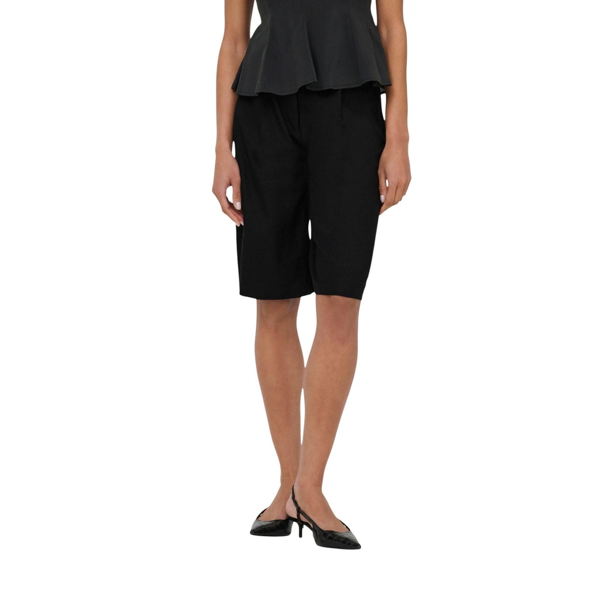 Only Short in Viscosa Donna Bianco 15363720