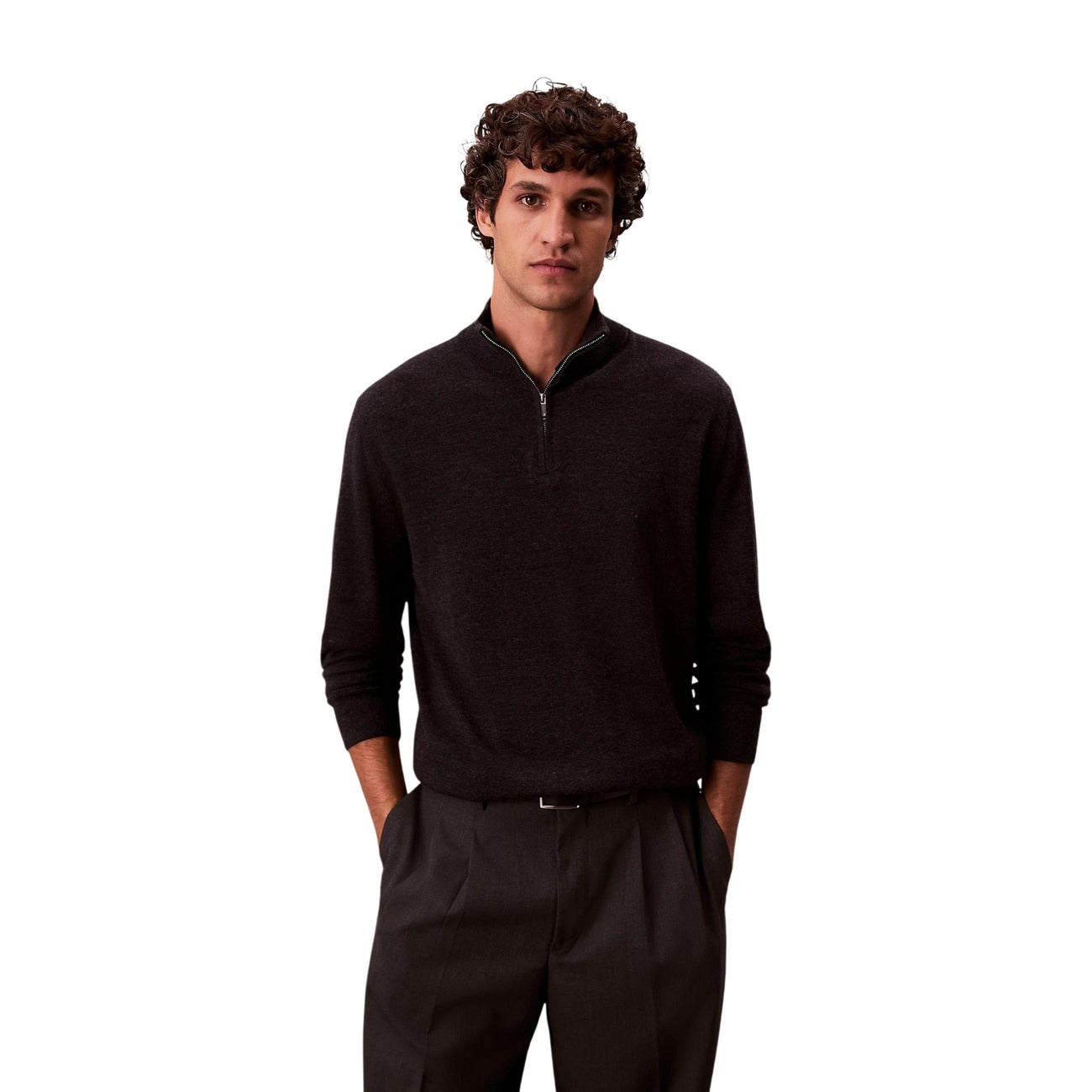 Calvin Klein Maglia in Lana Uomo Grigio