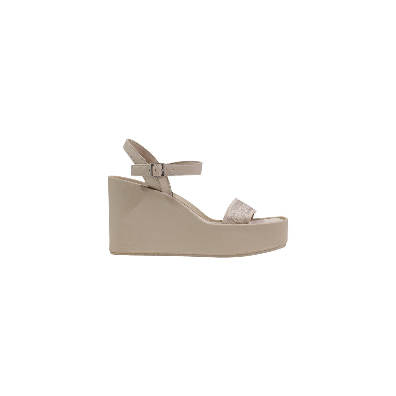 Calvin Klein Sandali in Poliuretano Donna Nero HW0HW02882