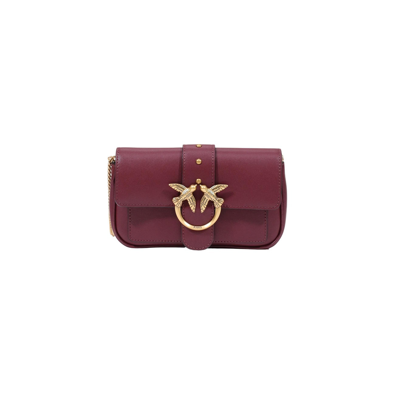 Pinko Borsa in Pelle Donna Nero POCKET LOVE ONE SIMPLY