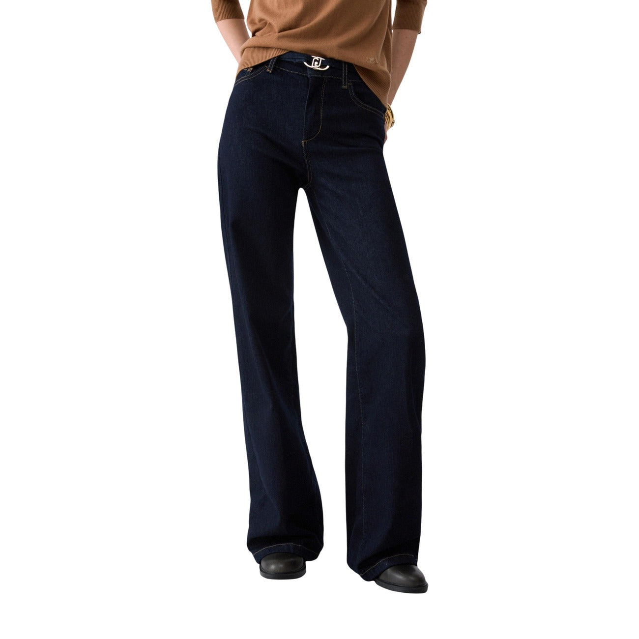 Liu Jo Pantalone in Cotone Donna Beige PANTS