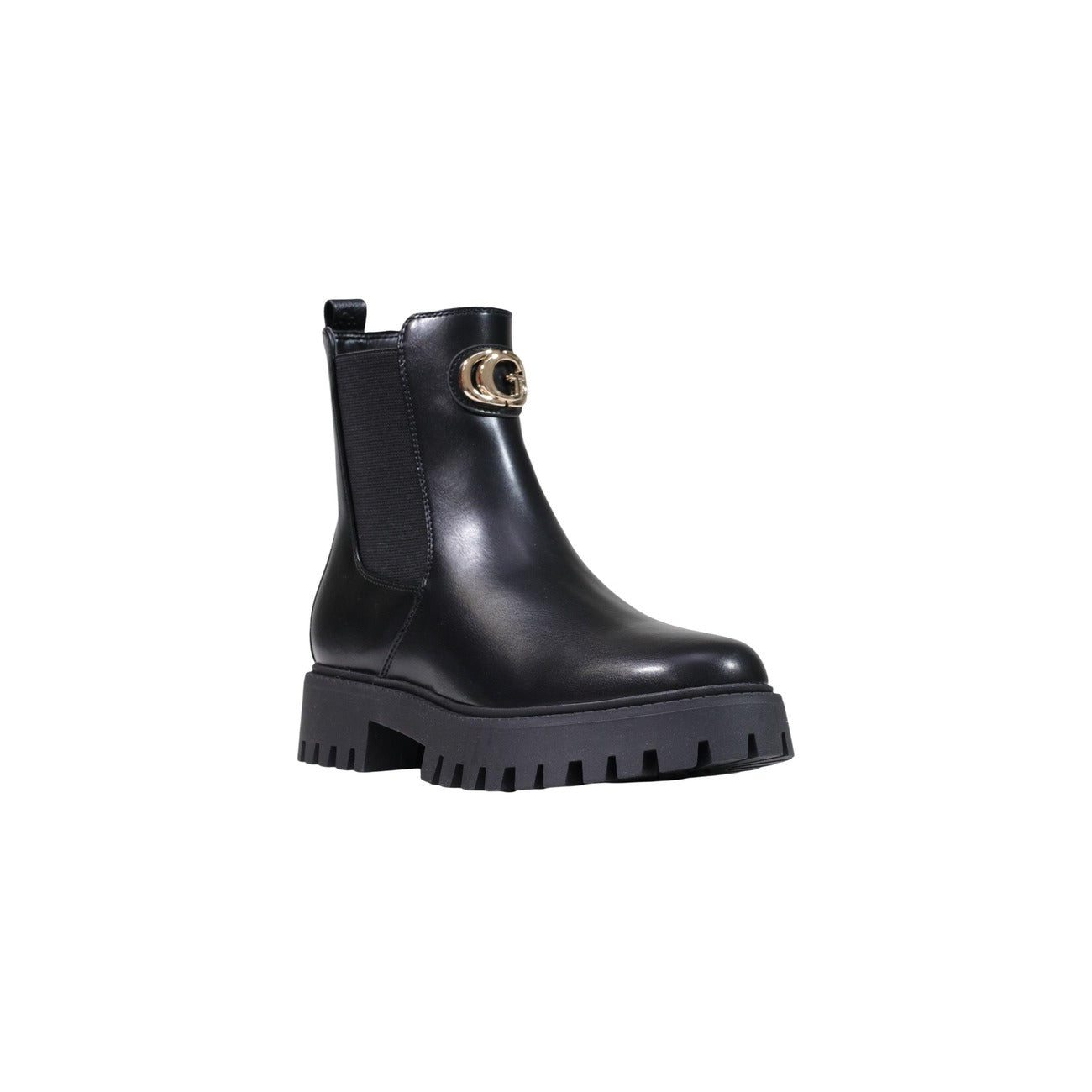 Guess Stivali in Pelle Donna Nero FIDA