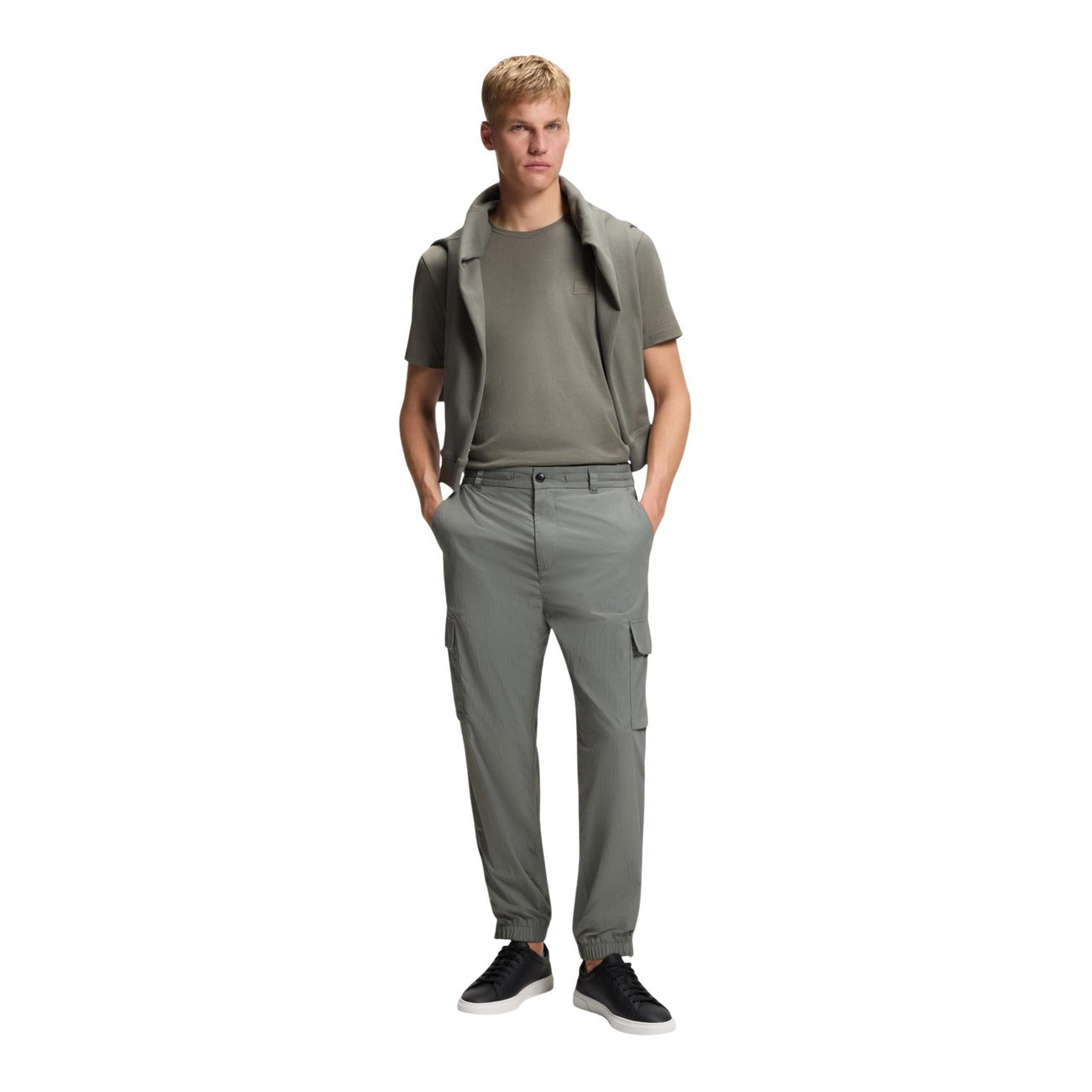 Boss T-shirt 50508584 Grigio Uomo