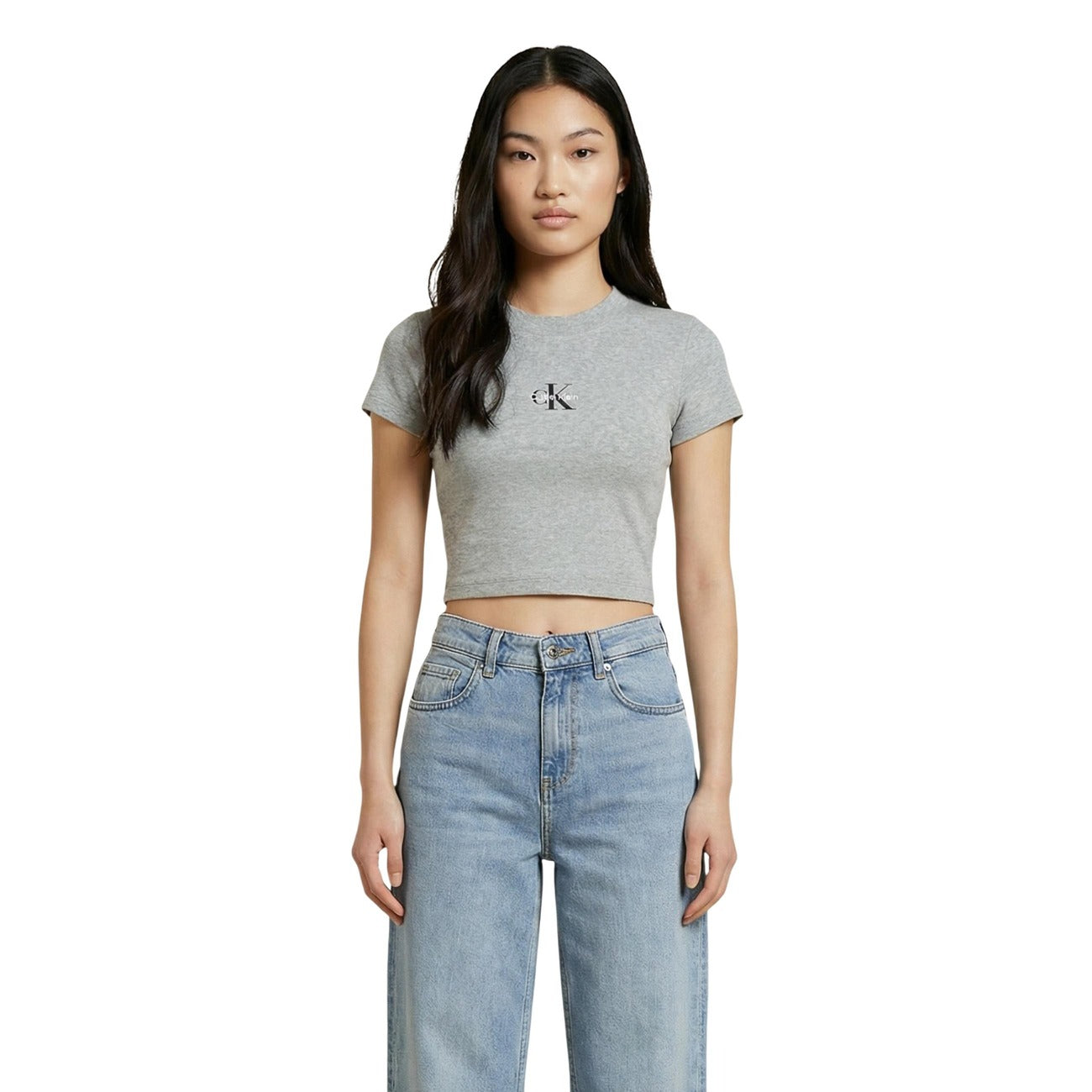 Calvin Klein Jeans T-shirt Donna Lilla