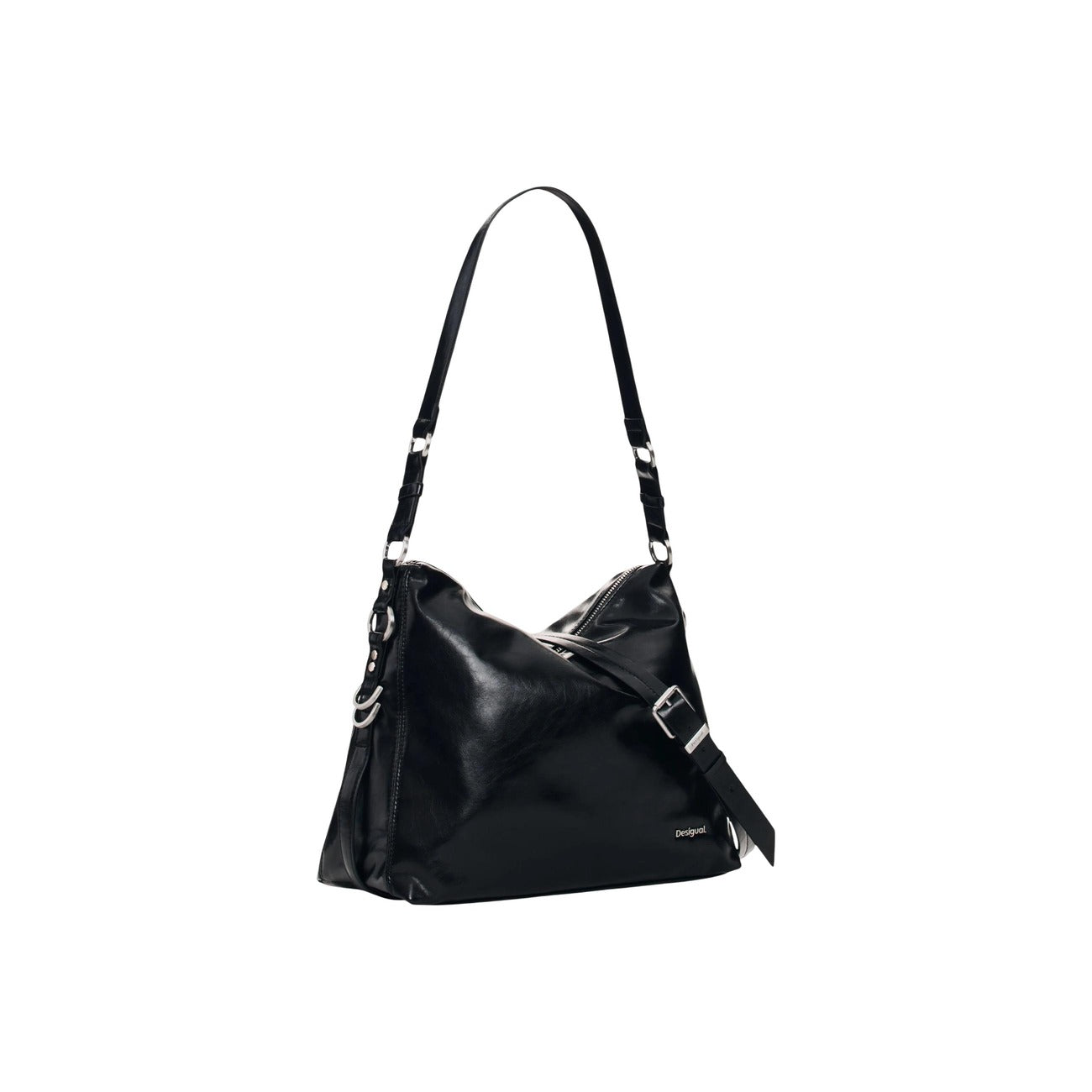 Desigual Borsa in Poliuretano Donna Nero BAG_NEXUS LUMA BLACK