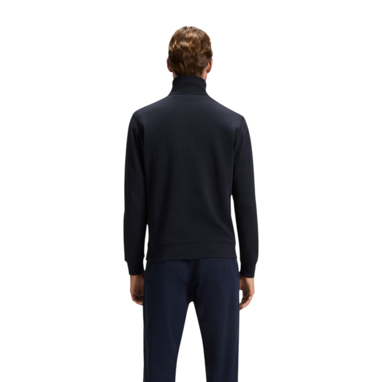 Felpa Boss Uomo Blu in Cotone - Autunno/Inverno