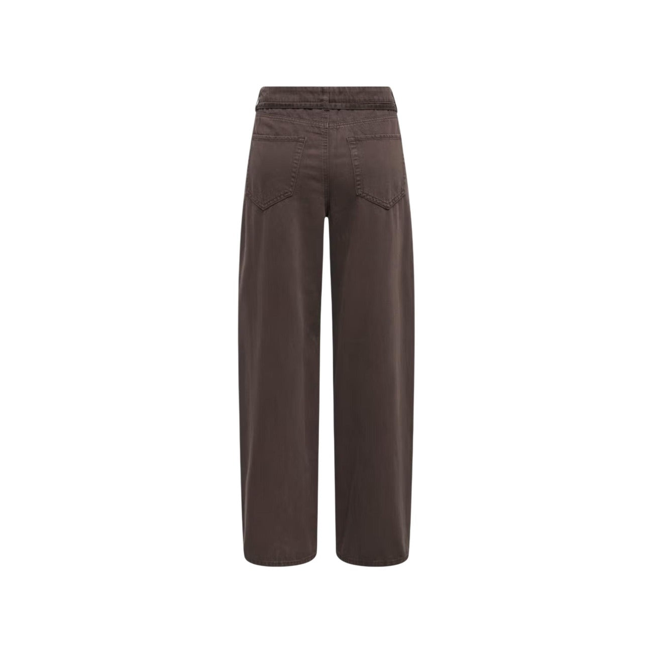 Only Jeans in Cotone Donna Marrone ONLGIANNA-SILLA MW ST BELT PANT PNT NOOS