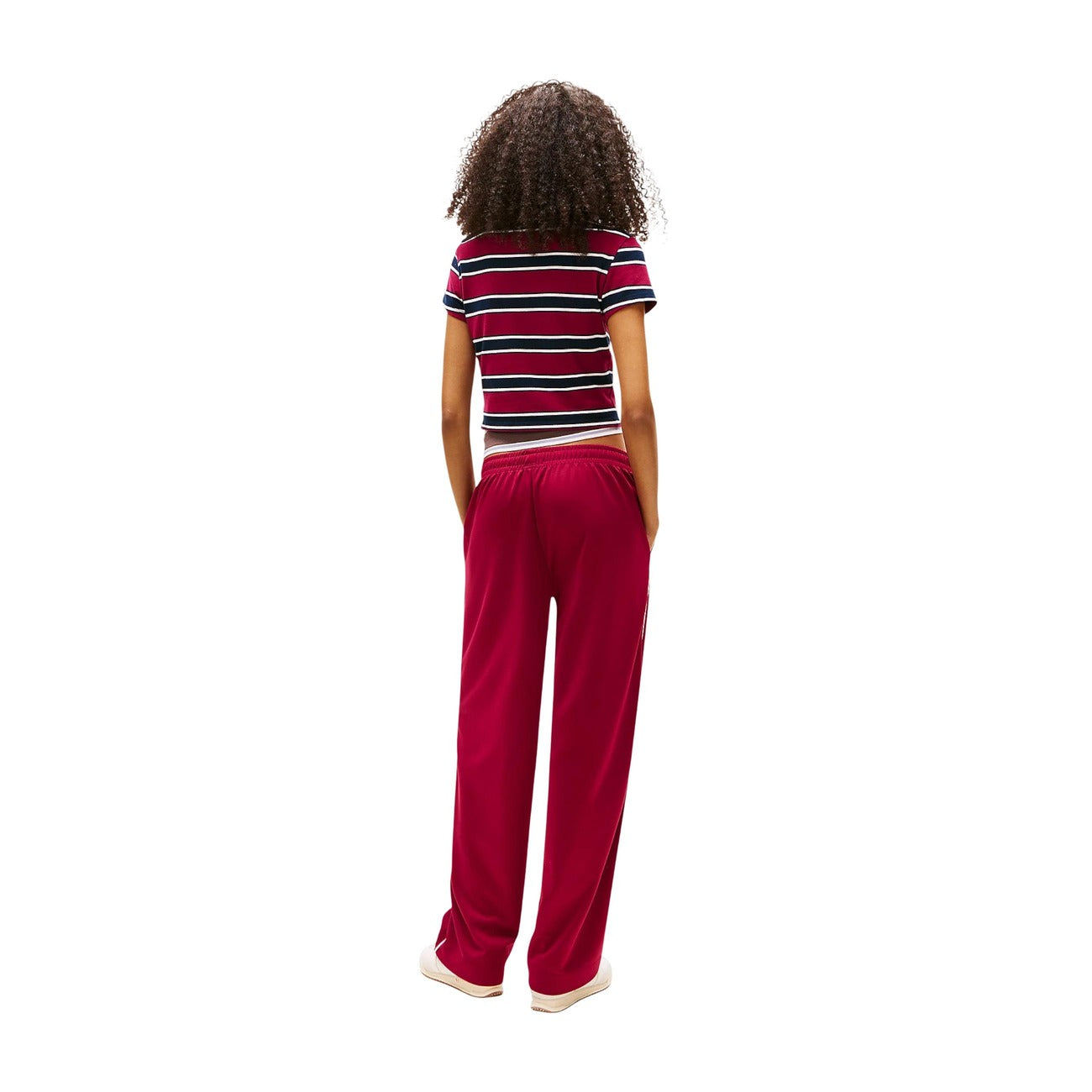 Tommy Hilfiger Jeans Pantalone Bordeaux Donna