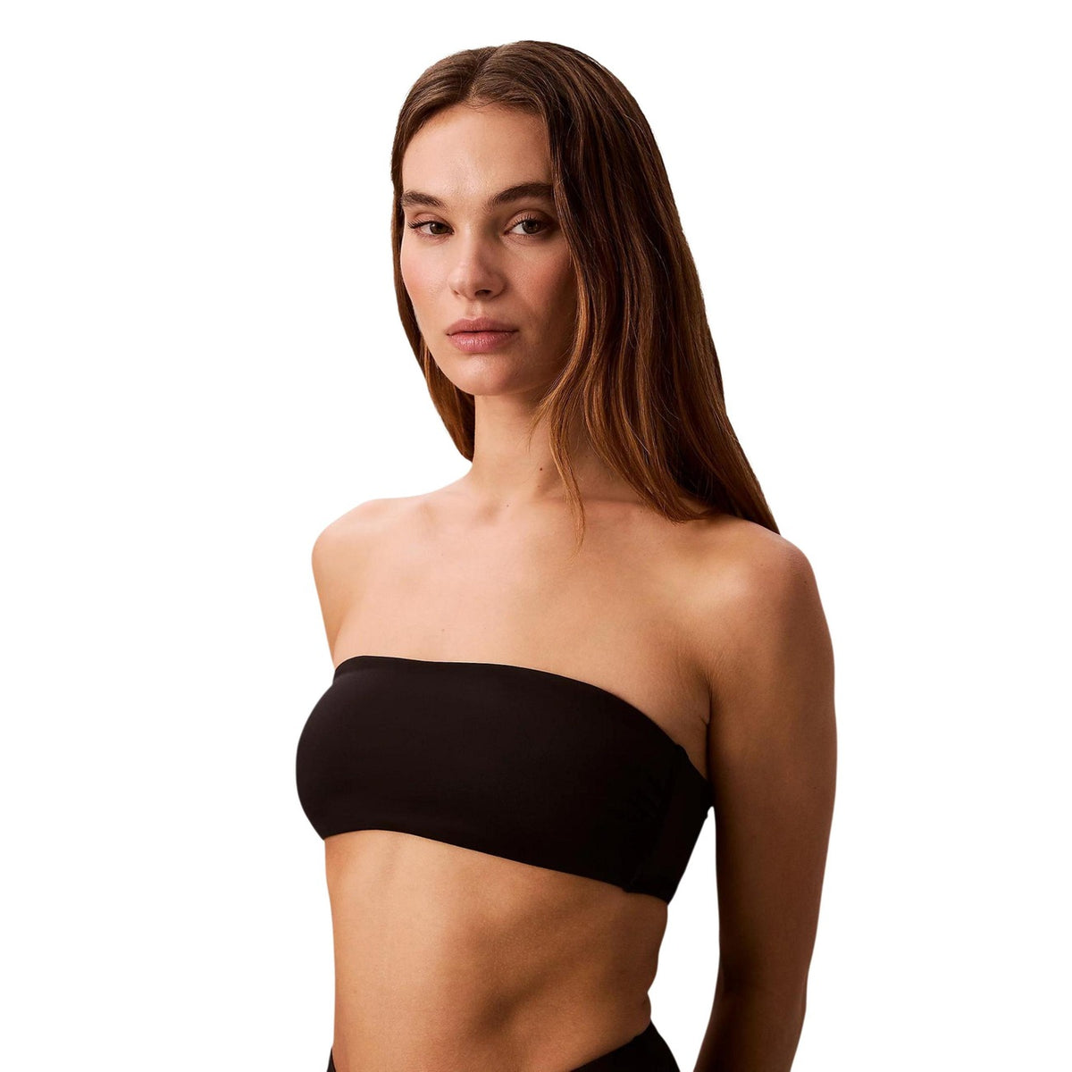 Calvin Klein Jeans Costume in Poliestere Donna Arancione BANDEAU W STRAPS