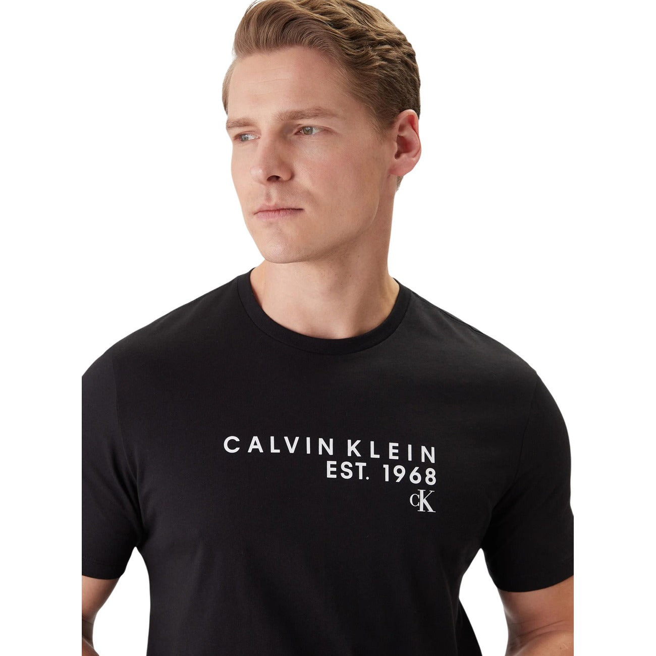 Calvin Klein T-shirt Ss Nero Uomo