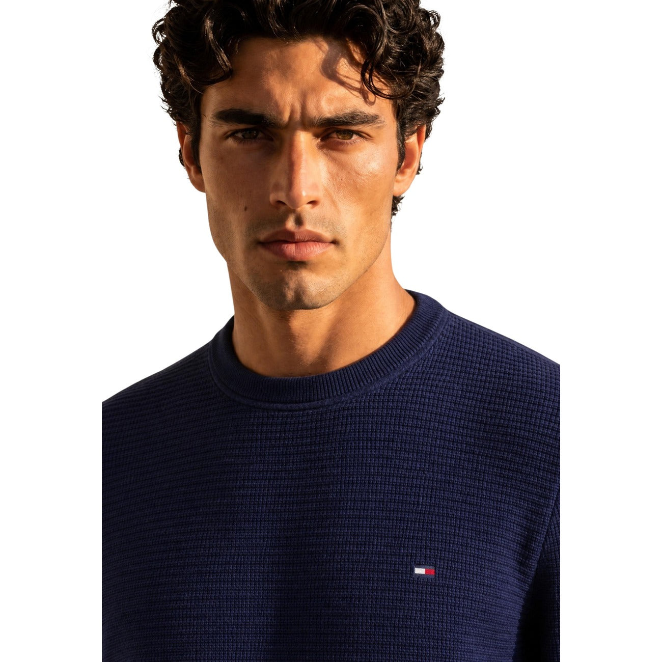 Tommy Hilfiger Maglia in Cotone Uomo Blu