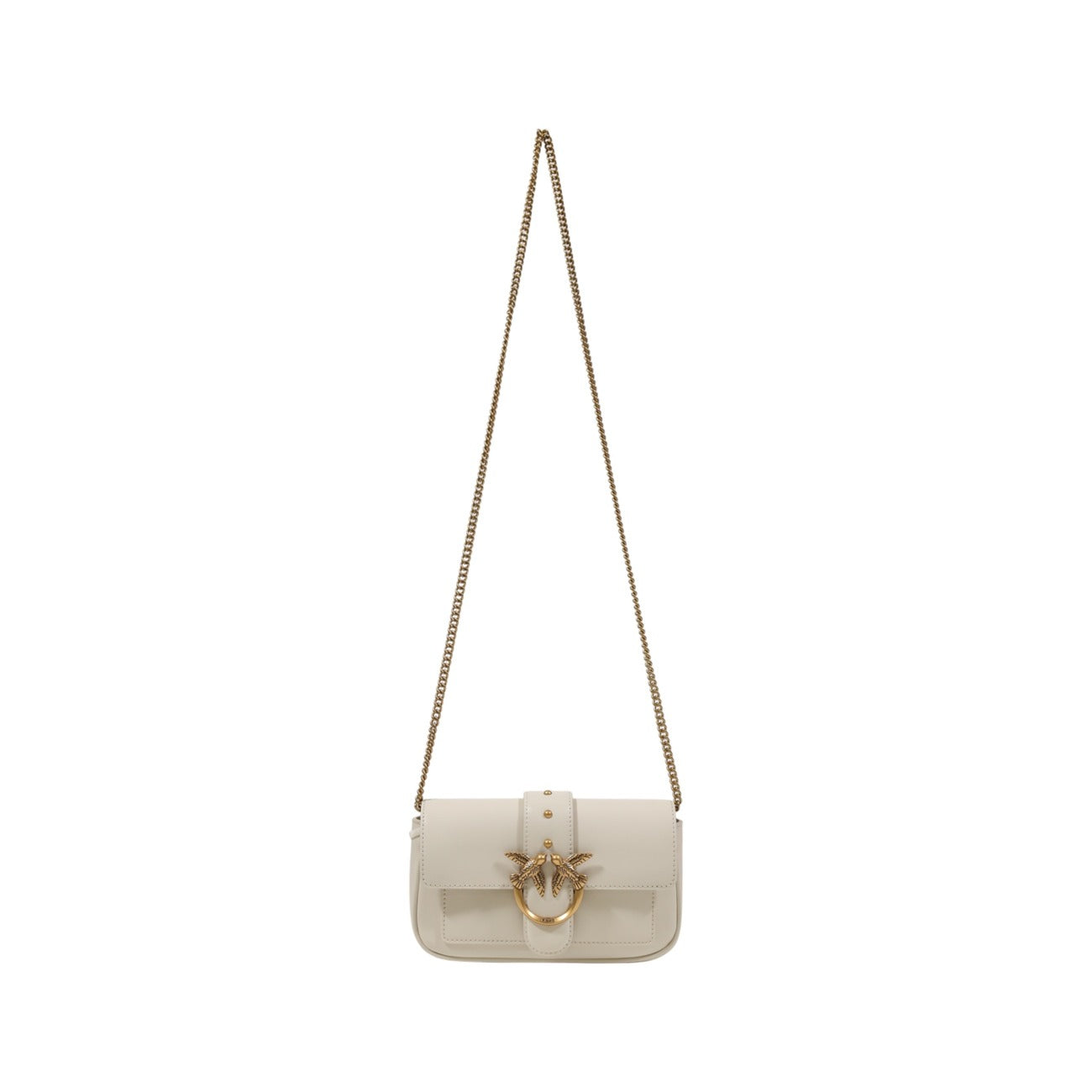 Pinko Borsa in Pelle Donna Grigio 100061 A0F1