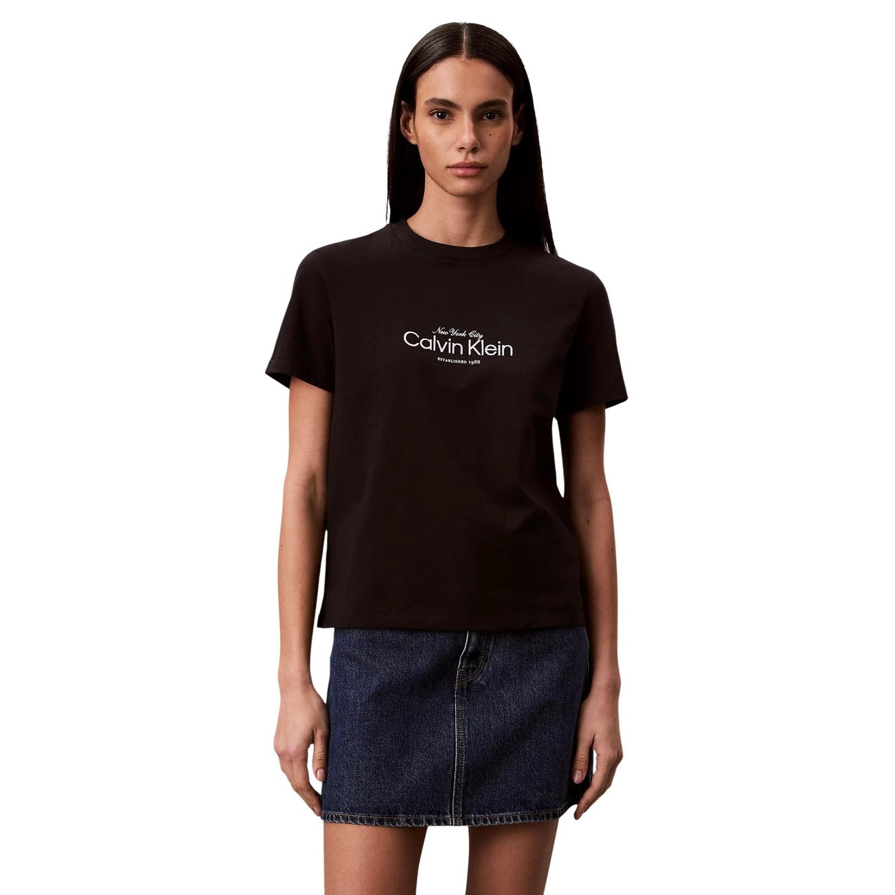 Calvin Klein Jeans T-shirt Donna Bianco