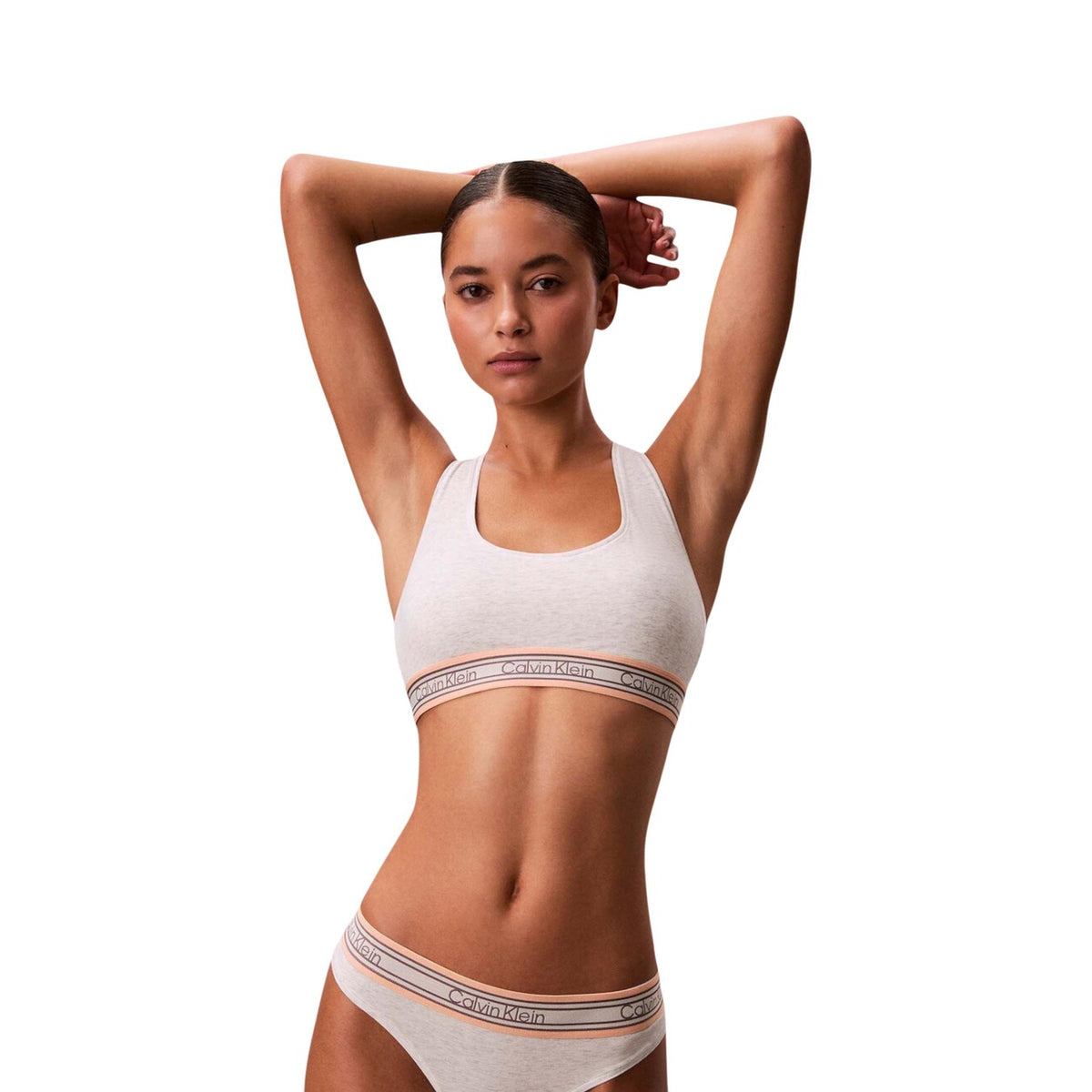 Calvin Klein Underwear Intimo in Cotone Donna Rosa UNLINED BRALETTE