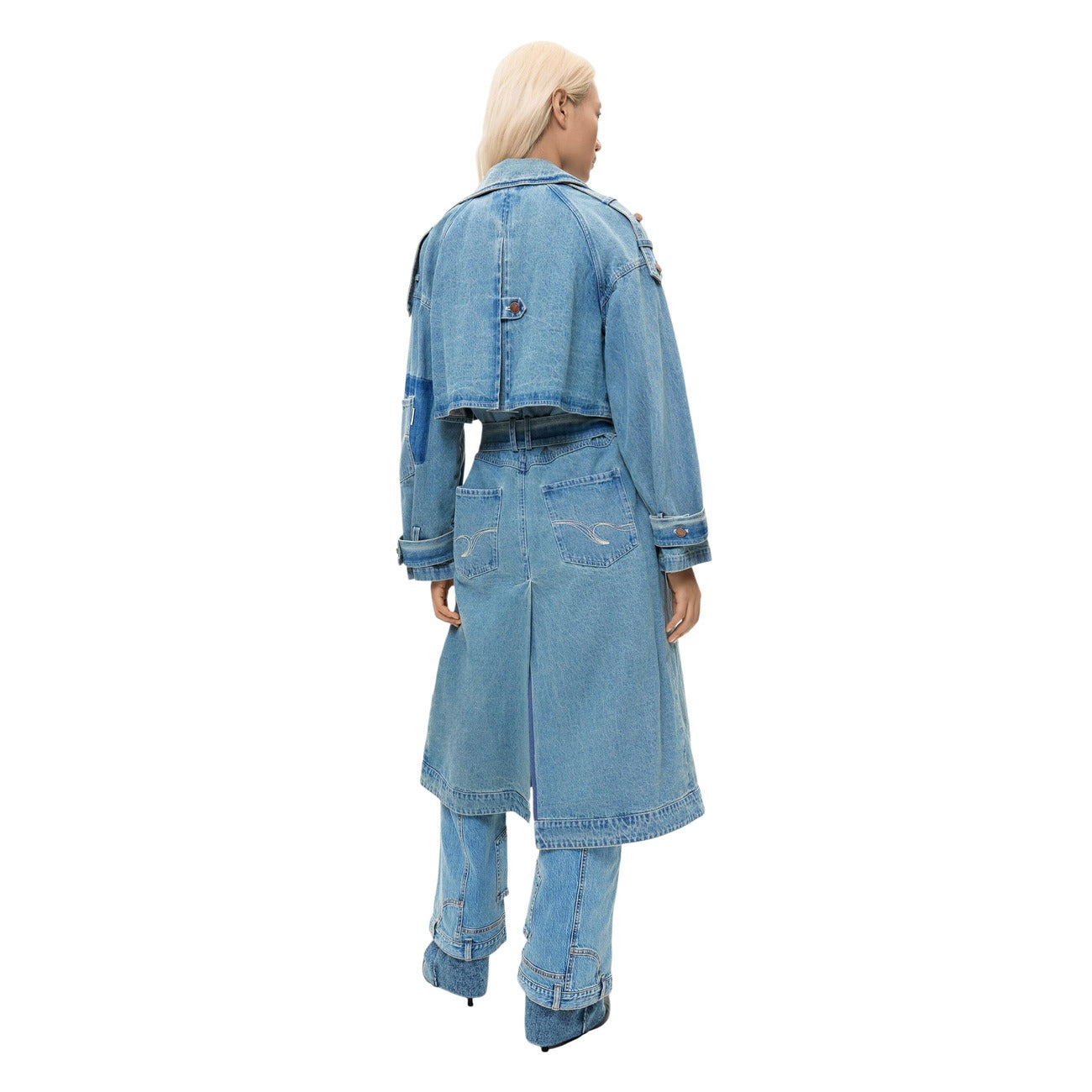 Desigual Giacca in Cotone Donna Blu CHAQ_GRESIL