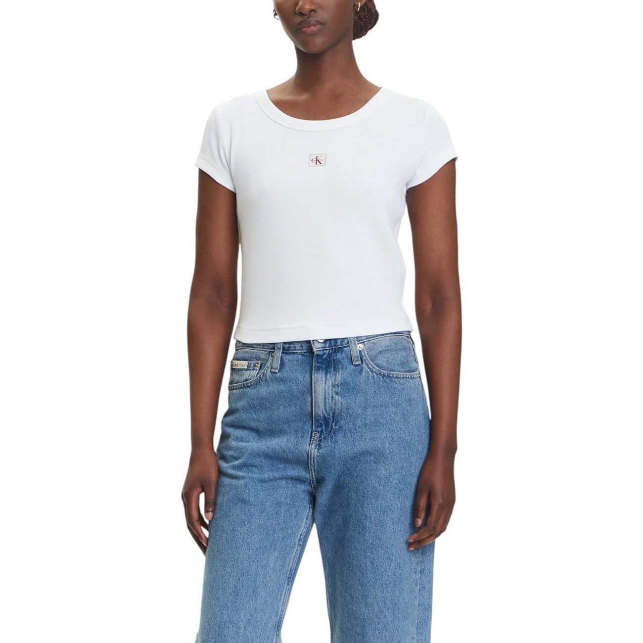 Calvin Klein Jeans T-shirt Donna Azzurro