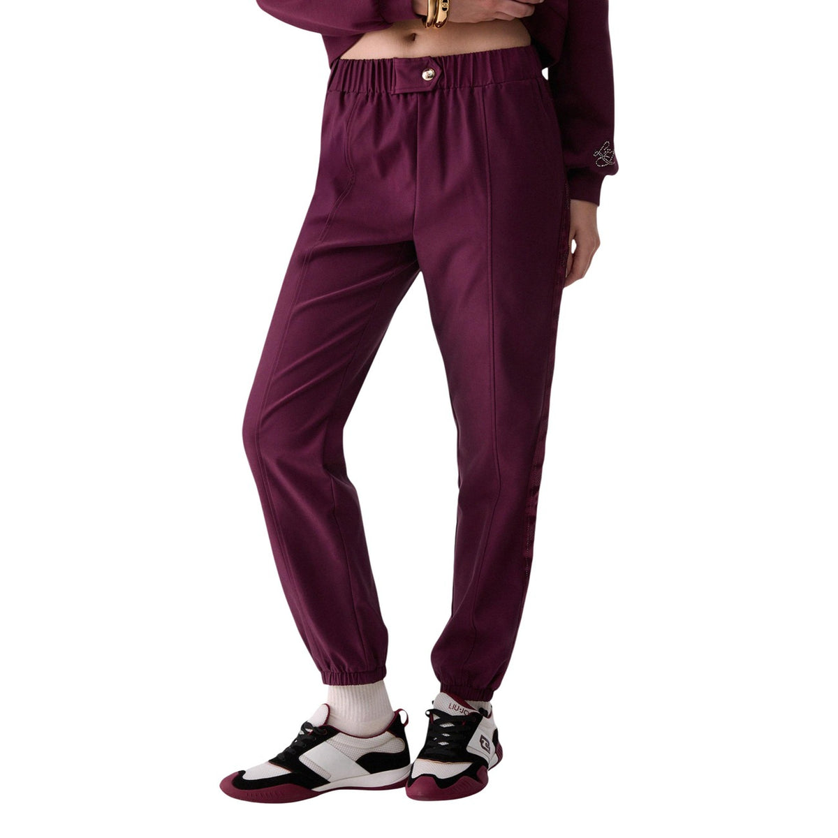 Liu Jo Pantalone in Cotone Donna Beige PANTS