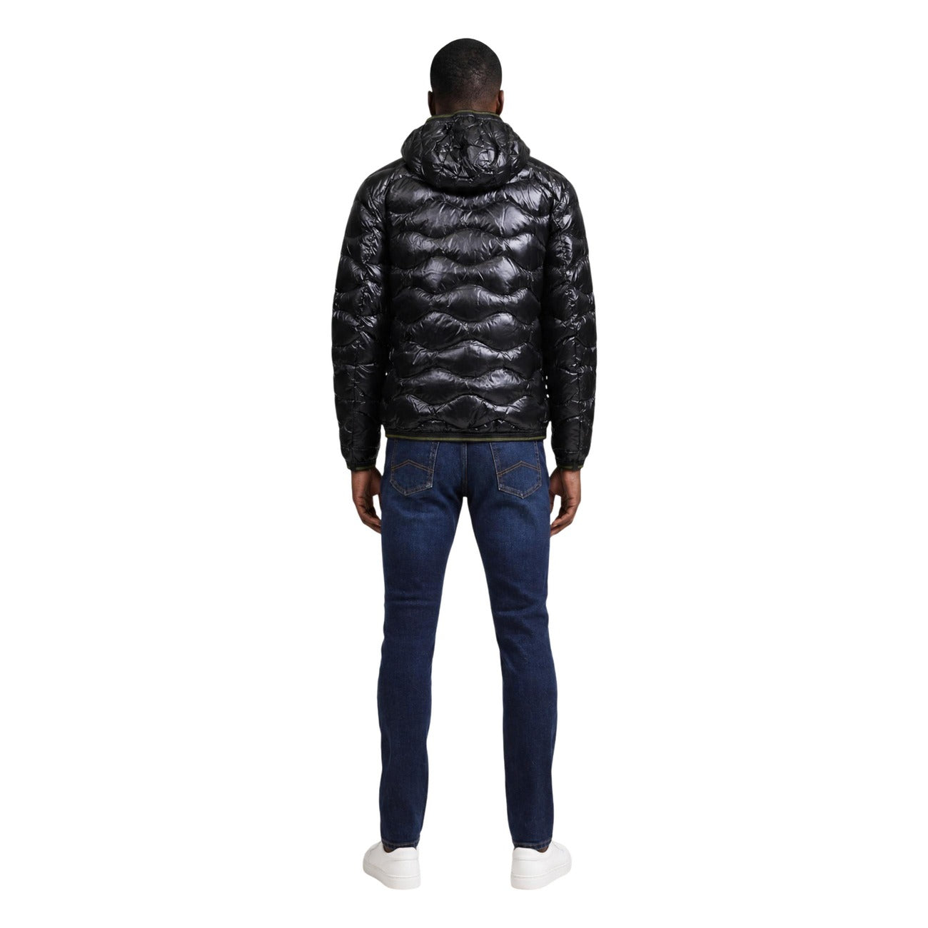 Blauer. Giubbotto in Poliestere Uomo Nero WAVE