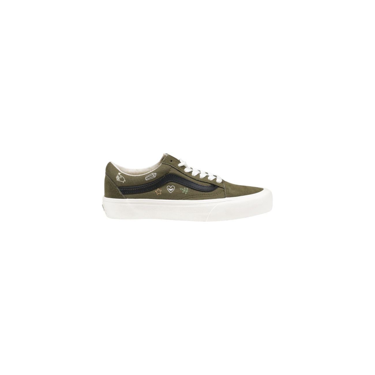 Sneakers in Pelle Verde da Donna - Vans