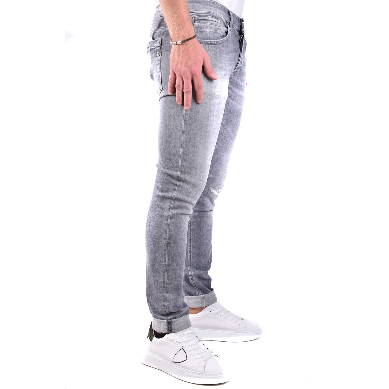 Dondup Jeans Uomo Grigio