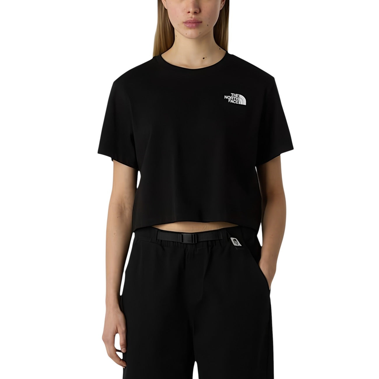 T-shirt Nera Stampa Donna The North Face