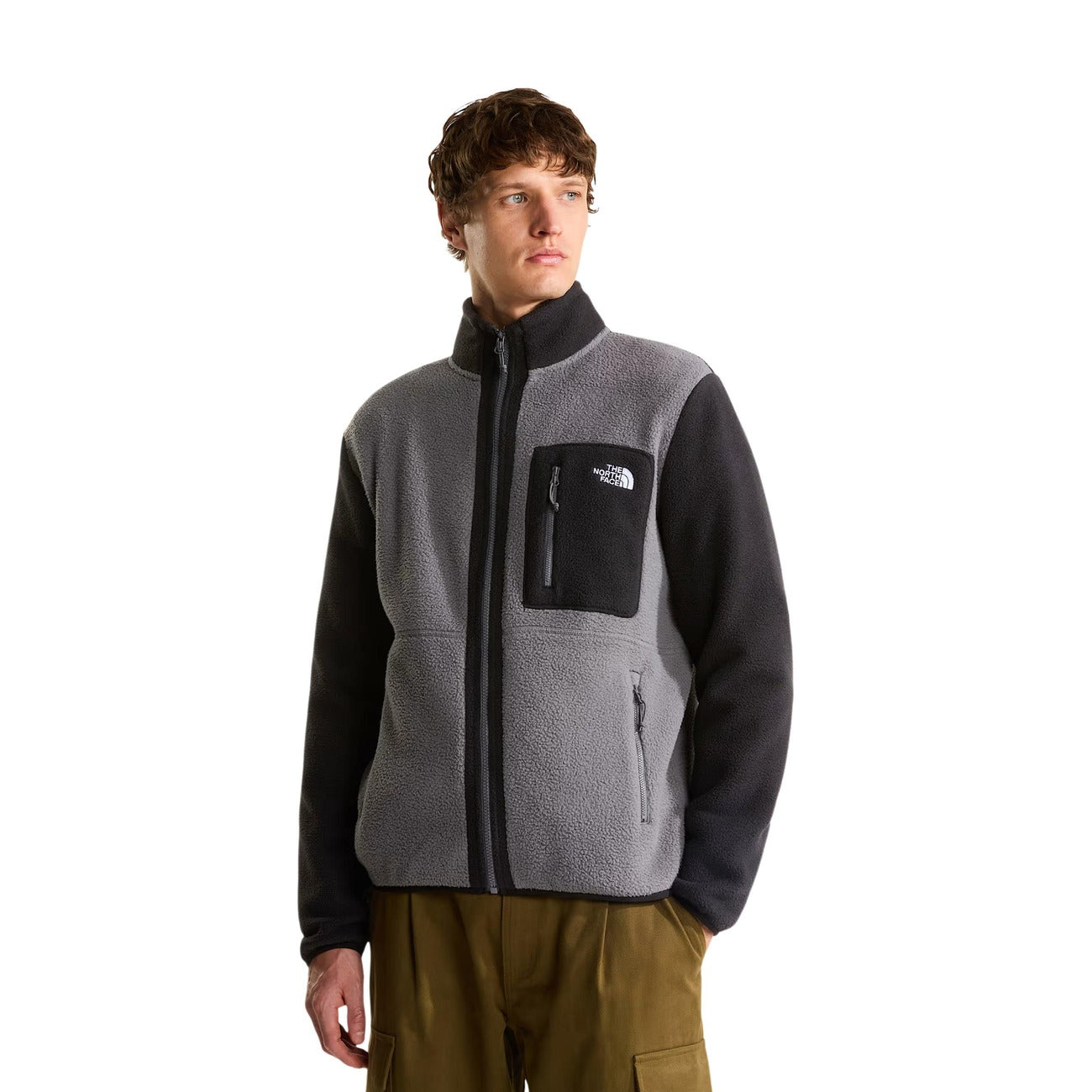 The North Face Giubbotto in Poliestere Uomo Grigio M YUMIORI FULL ZIP