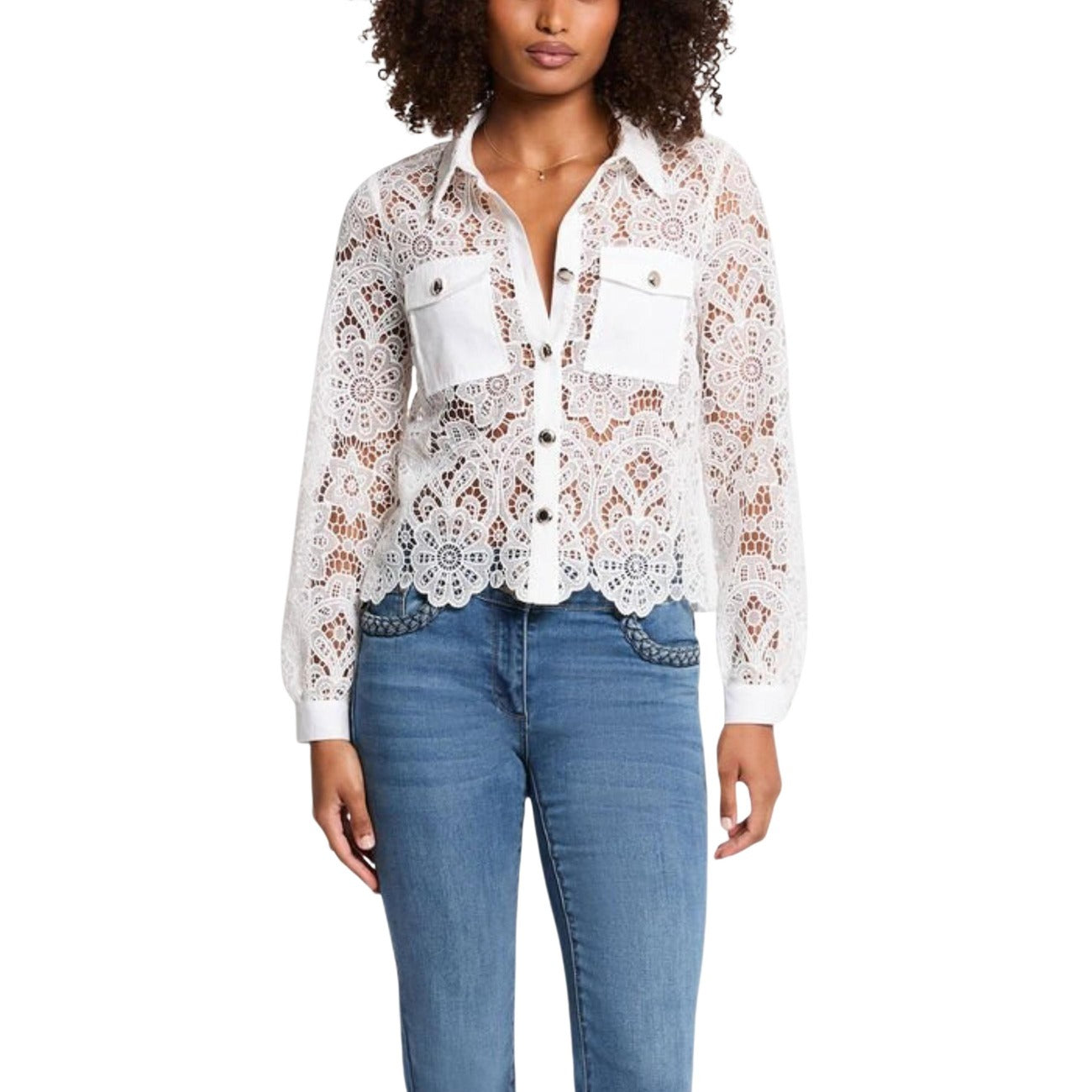 Morgan De Toi Camicia Donna Bianco