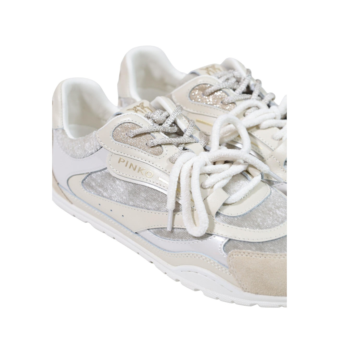 Pinko Sneakers in Pelle Donna Bianco YULIA 01